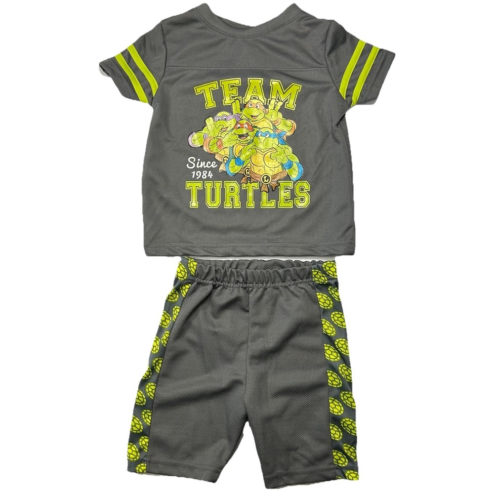 Mutant Ninja Turtles Baby Boys 2 Piece Set 24 Months T-Shirt Shorts Outfit‎ TMNT